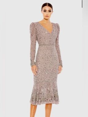 NWT Mac Duggal Sequin Gown Size 6